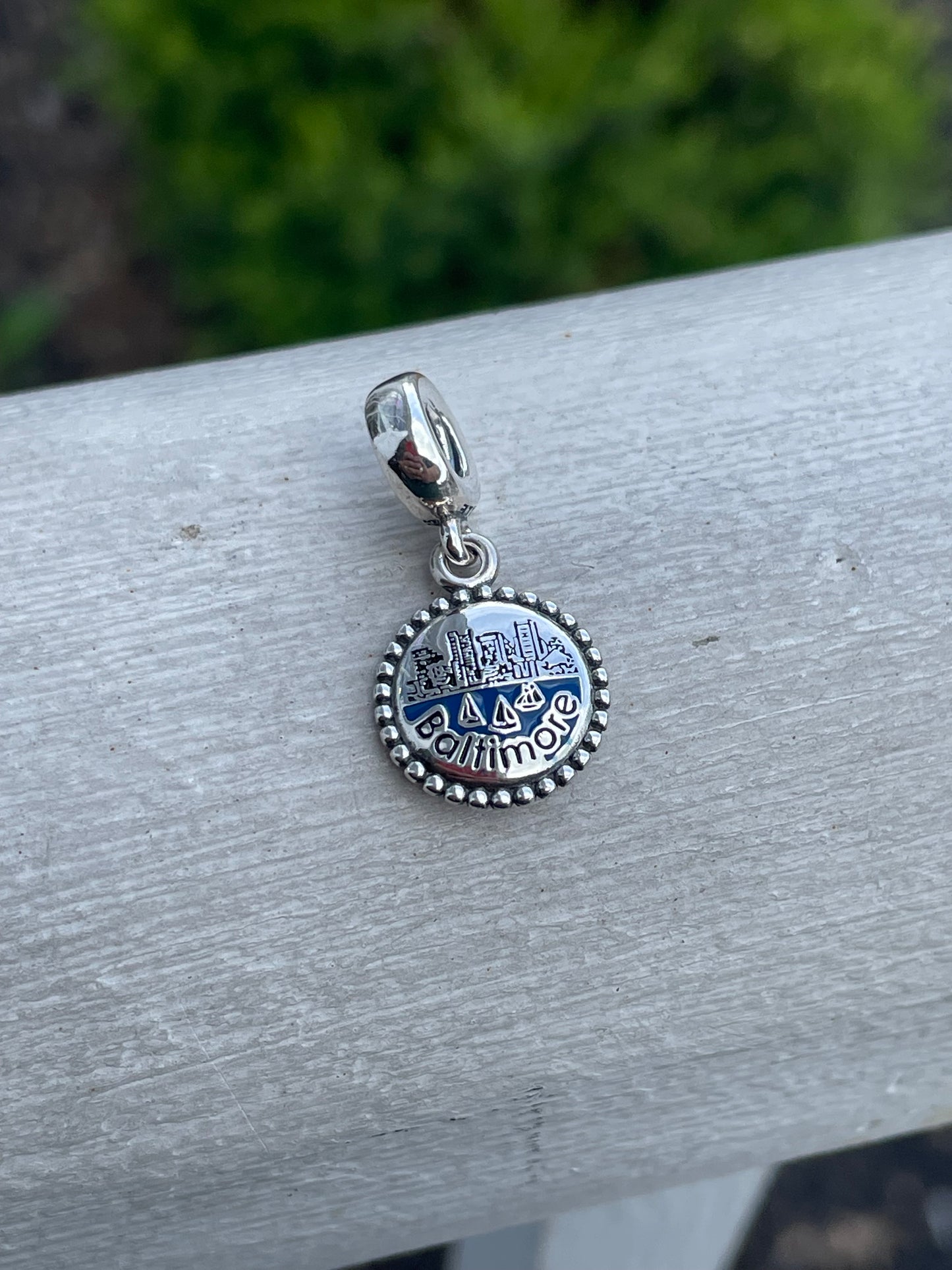Pandora Baltimore Maryland State Exclusive Travel Destination Dangle Charm