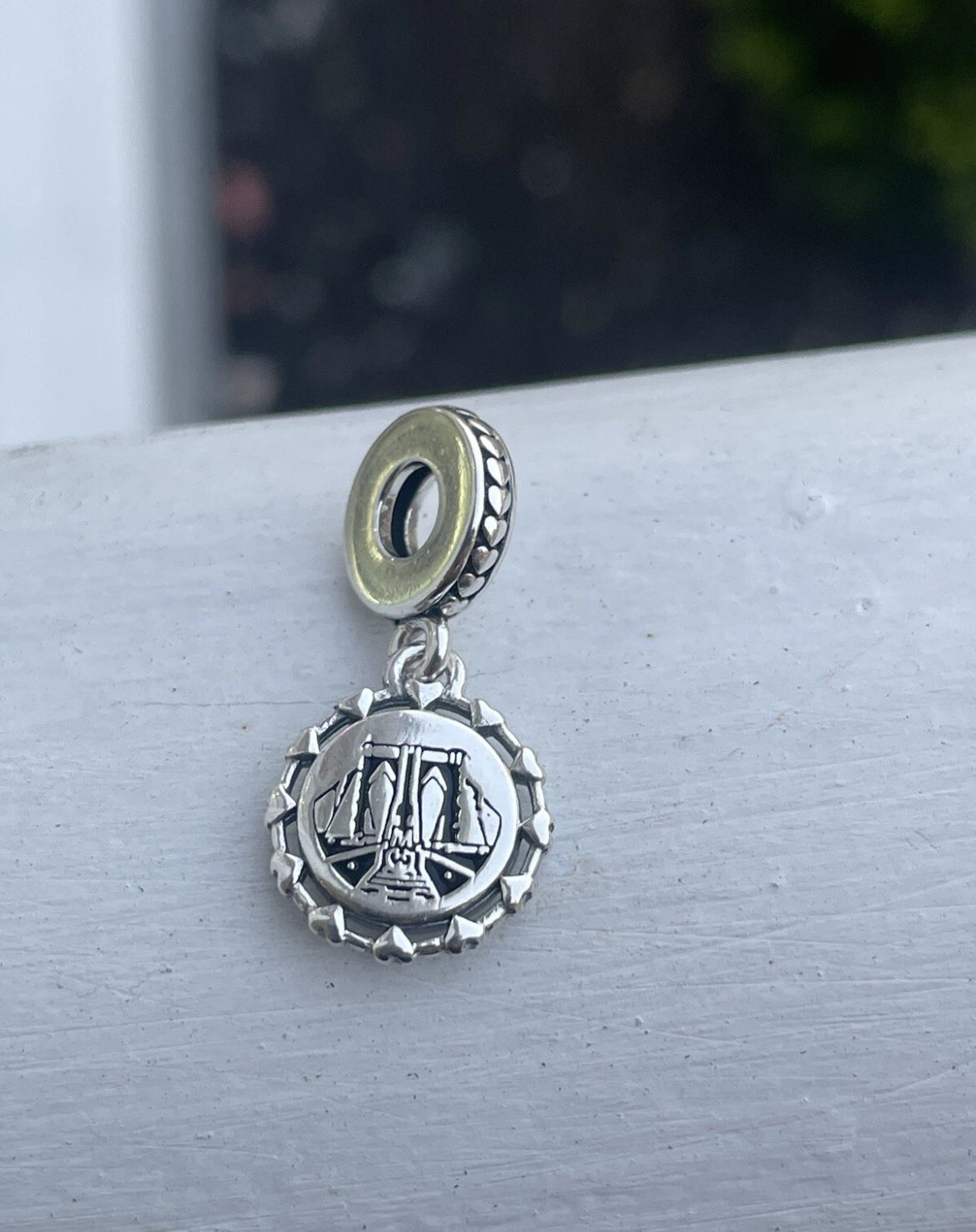 Pandora New York City Exclusive Brooklyn Bridge Dangle Charm