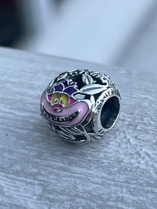 Pandora Disney Paris Exclusive Alice in Wonderland Openwork Cheshire Cat Charm