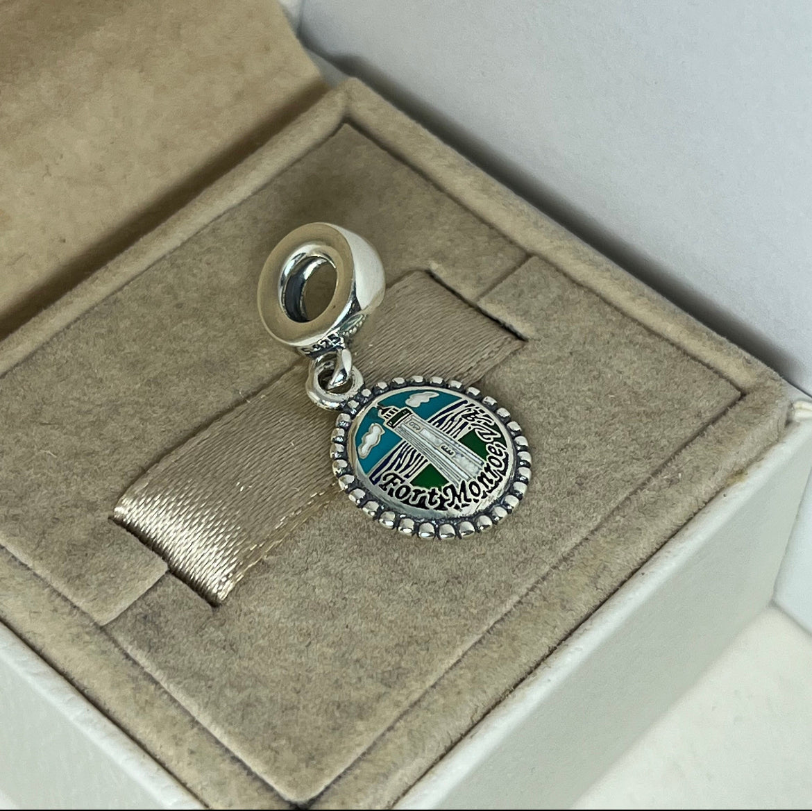 Pandora Fort Monroe Virginia State Exclusive Dangle Vacation Charm