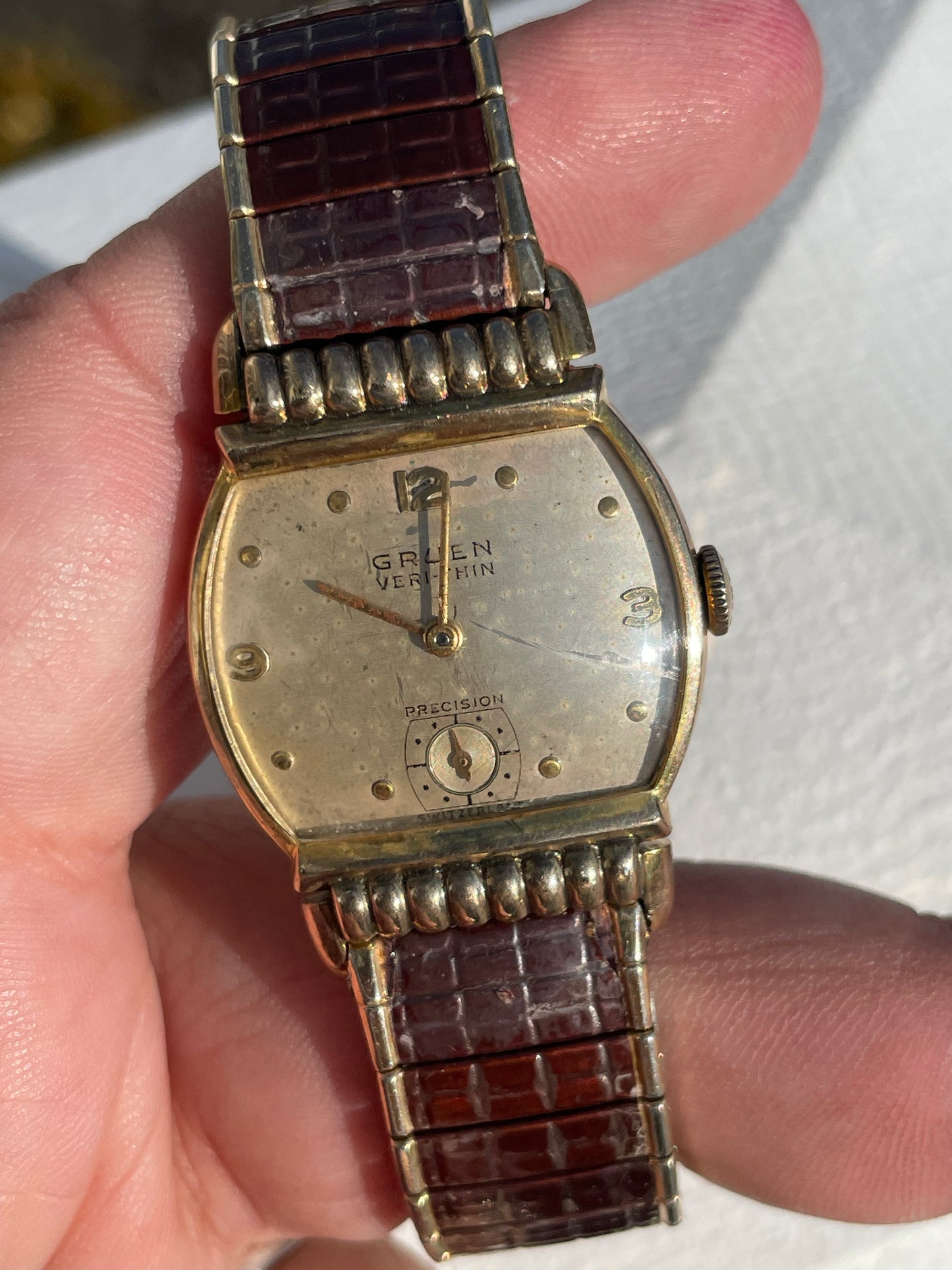 Vintage Men’s Gruen Windup Wristwatch