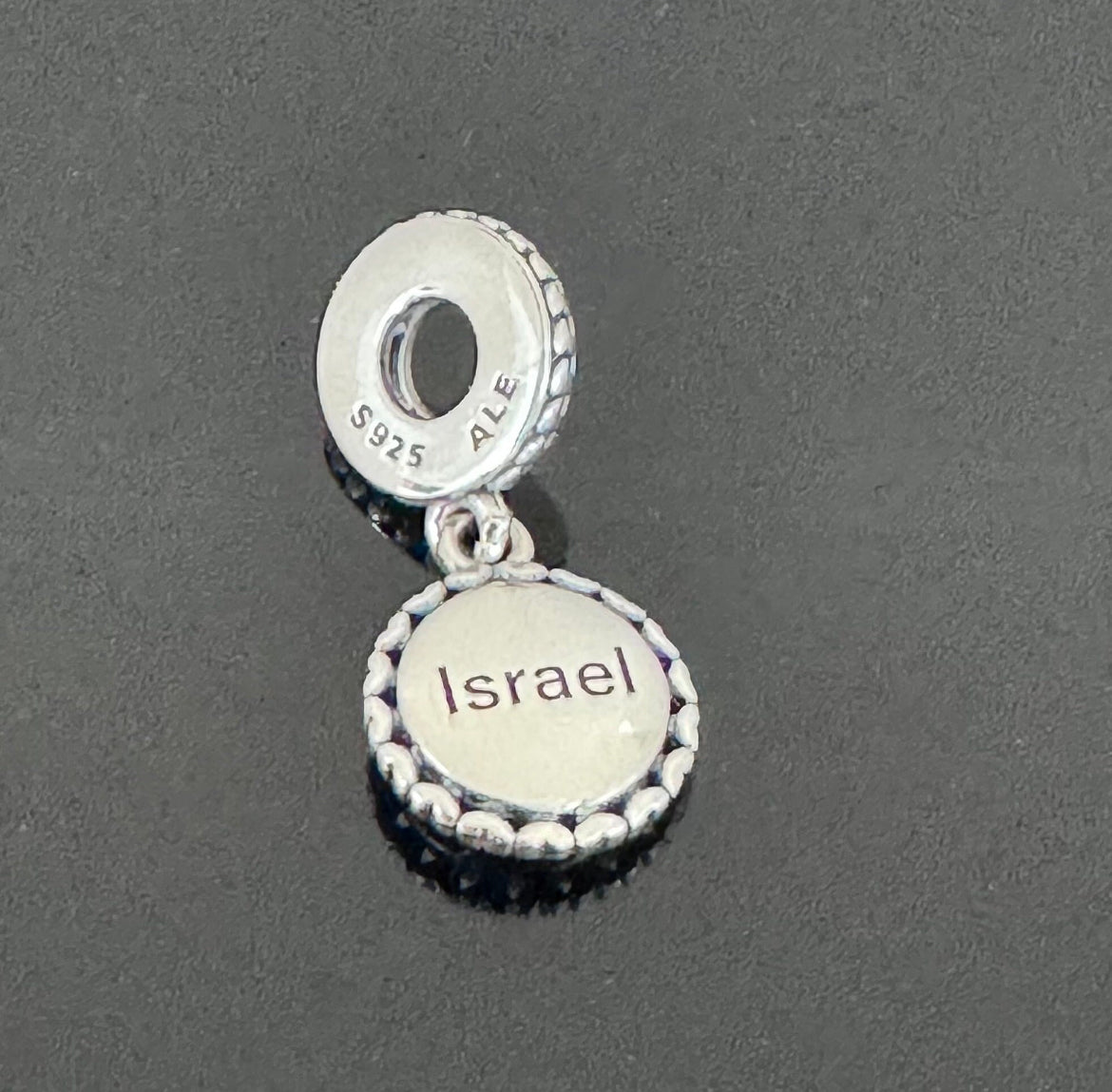 Pandora Israel Flag Country Exclusive Dangle Charm