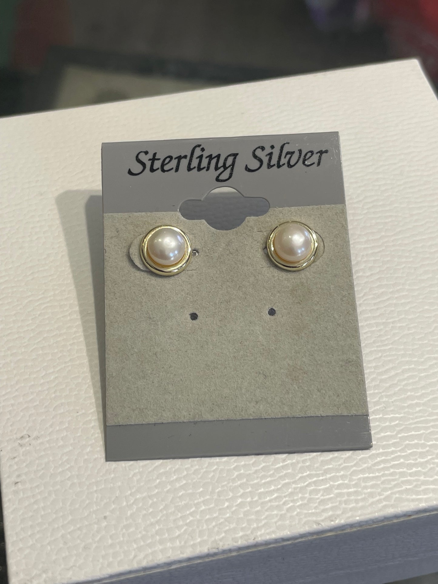 925 Sterling Silver Verneil Freshwater Pearl Stud Earrings