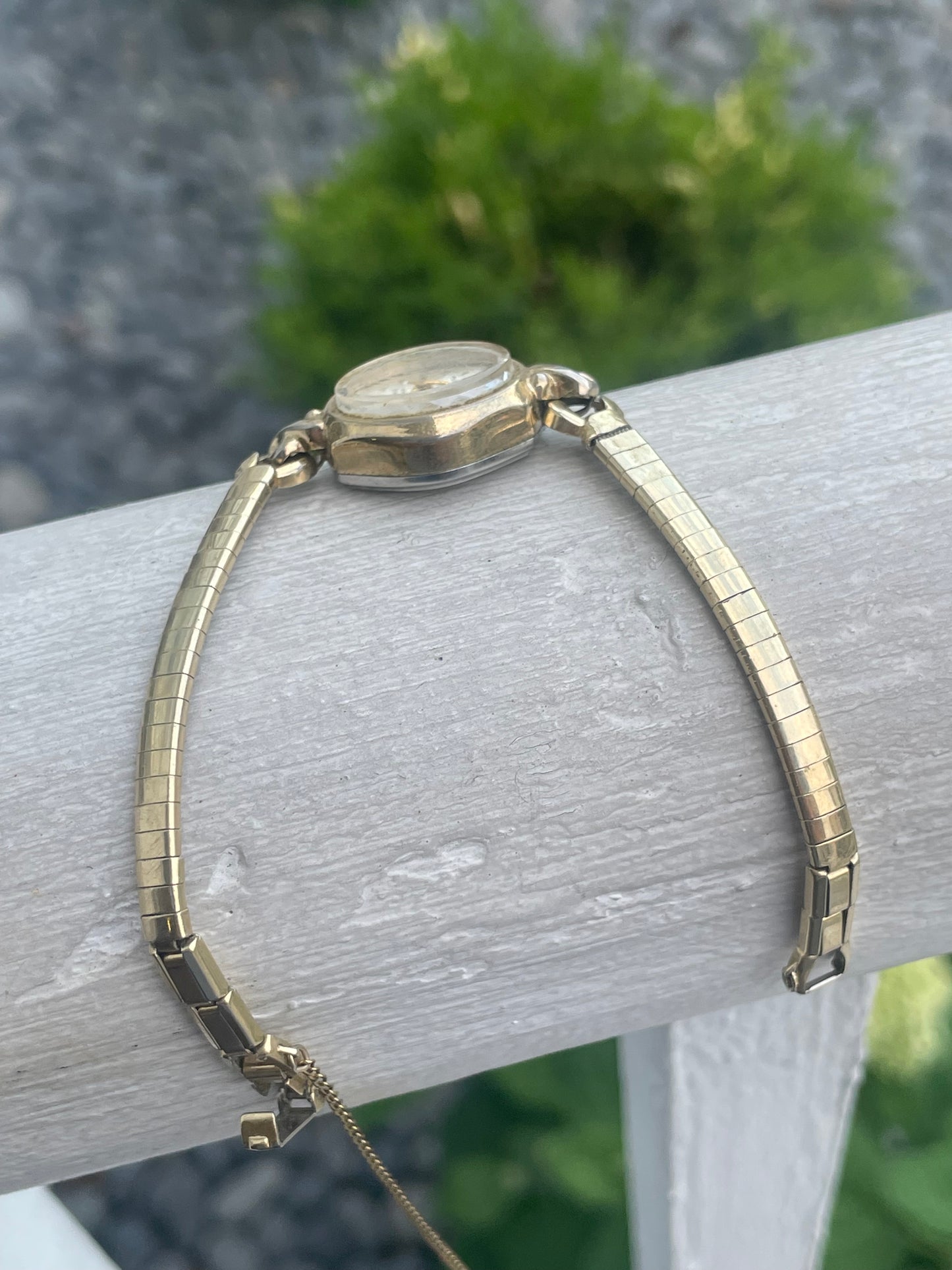 Vintage Vantage 17 Jewels Gold Filled Wind Up Wrist Watch