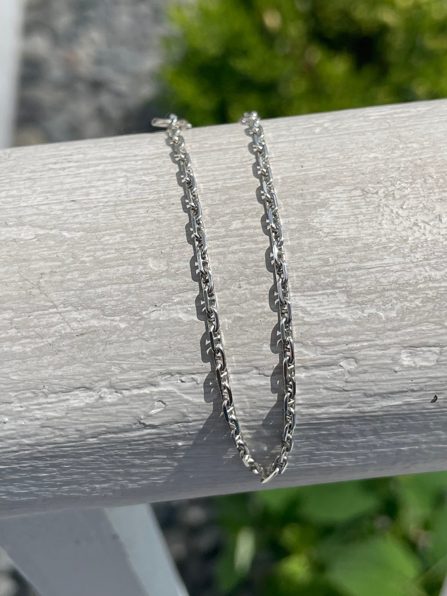 925 Sterling Silver Gucci Link Stack Bracelet 7”