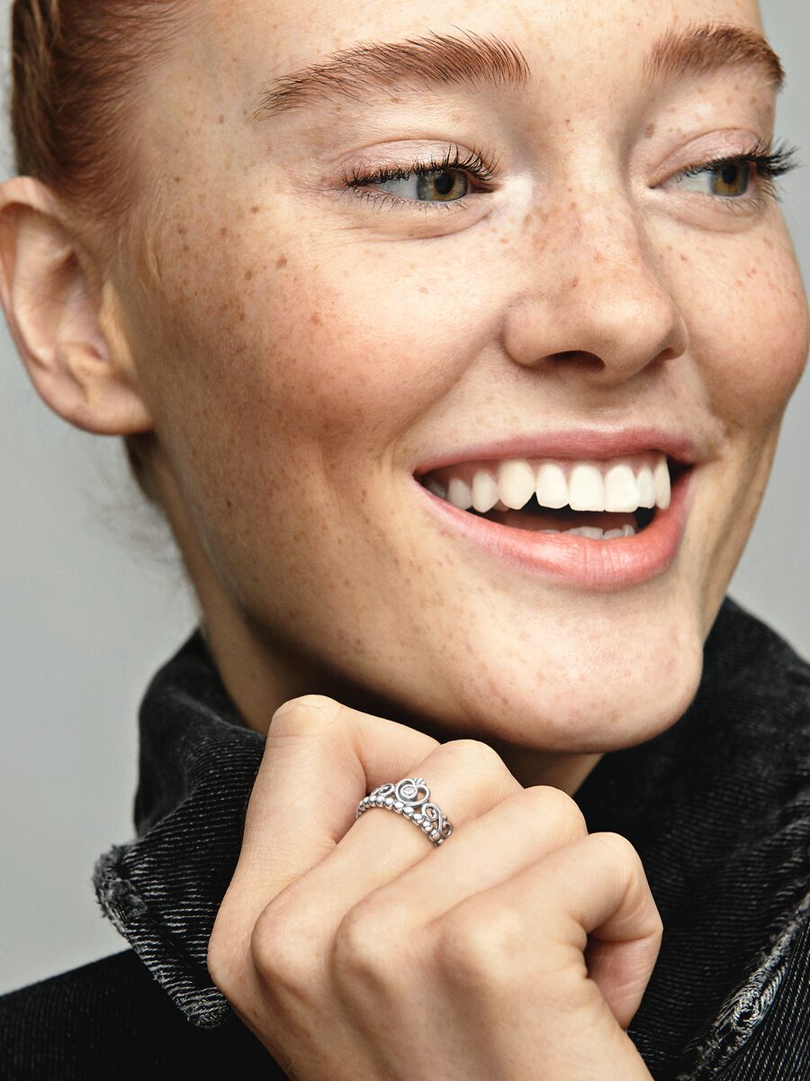 Pandora My Princess Beaded Crown Ring
