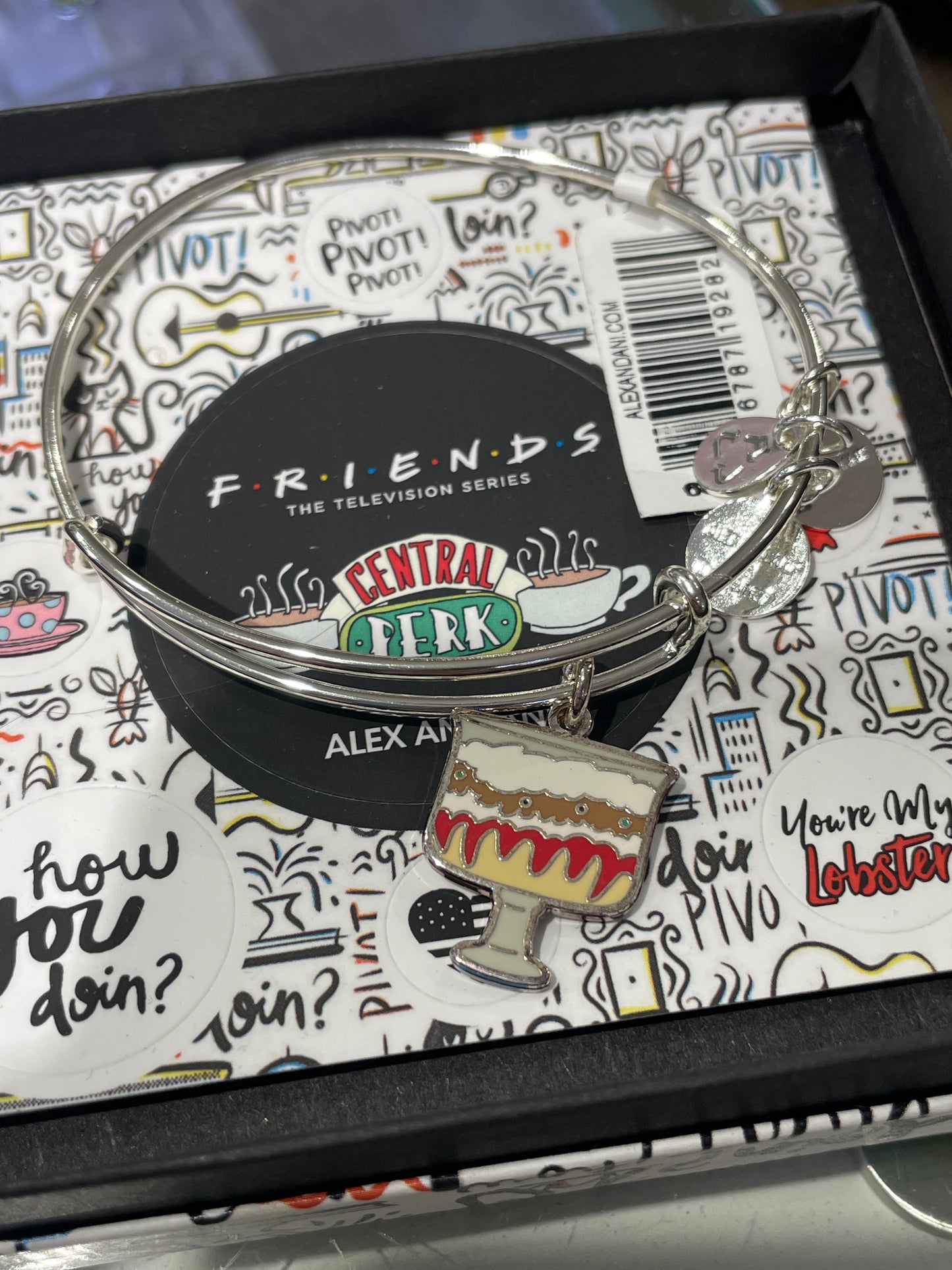 Alex and Ani Friends the TV Show English Trifle Bracelet AS20EBFRD3SS