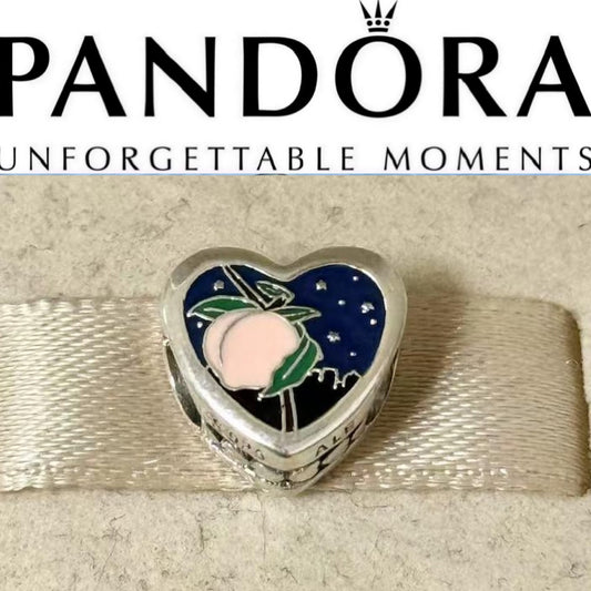 Pandora Georgia State Online Exclusive Travel Destination Scenic Heart Charm