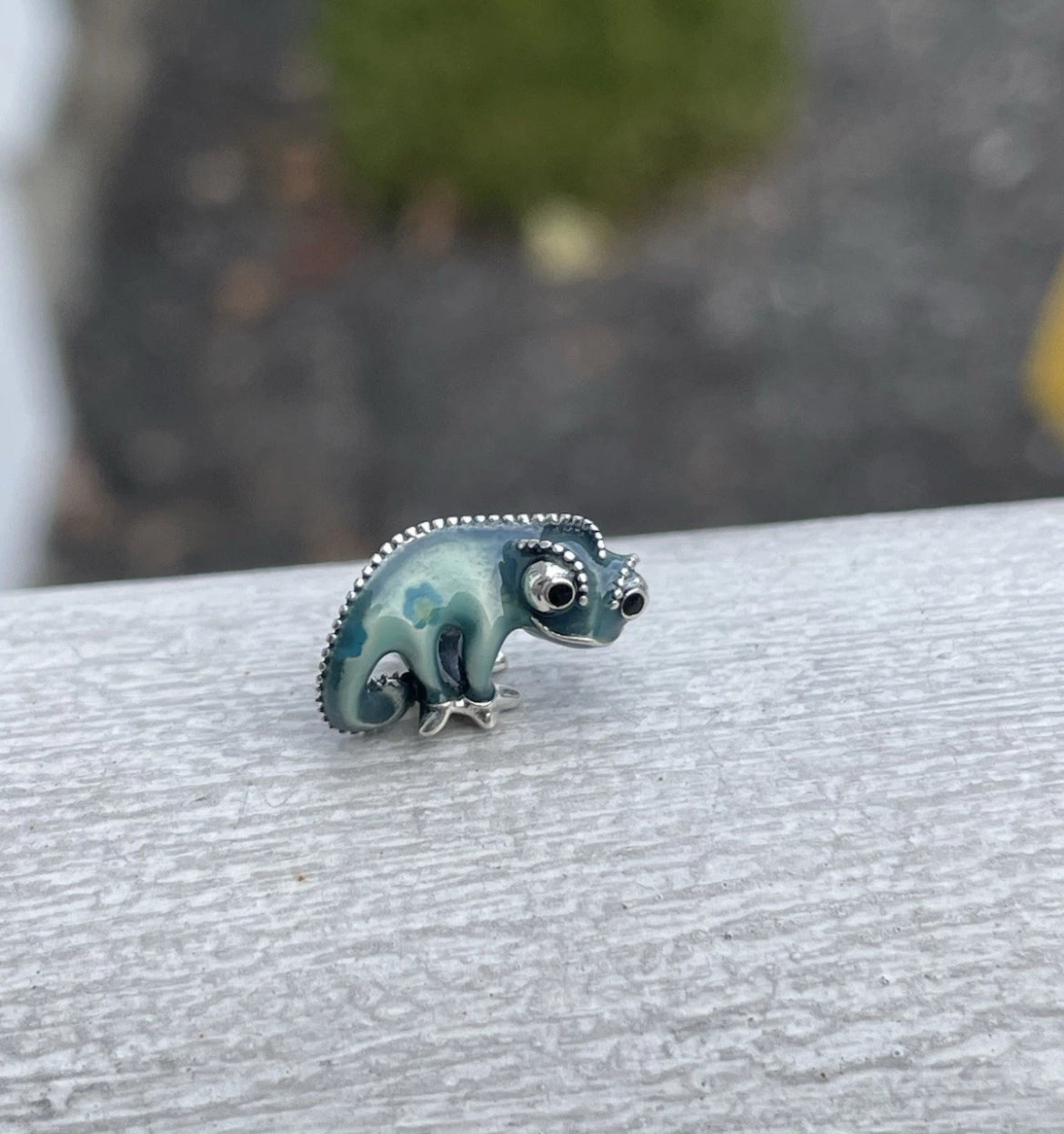 Pandora Disney Rapunzel Pascal Chameleon Charm