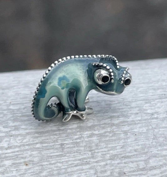 Pandora Disney Rapunzel Pascal Chameleon Charm