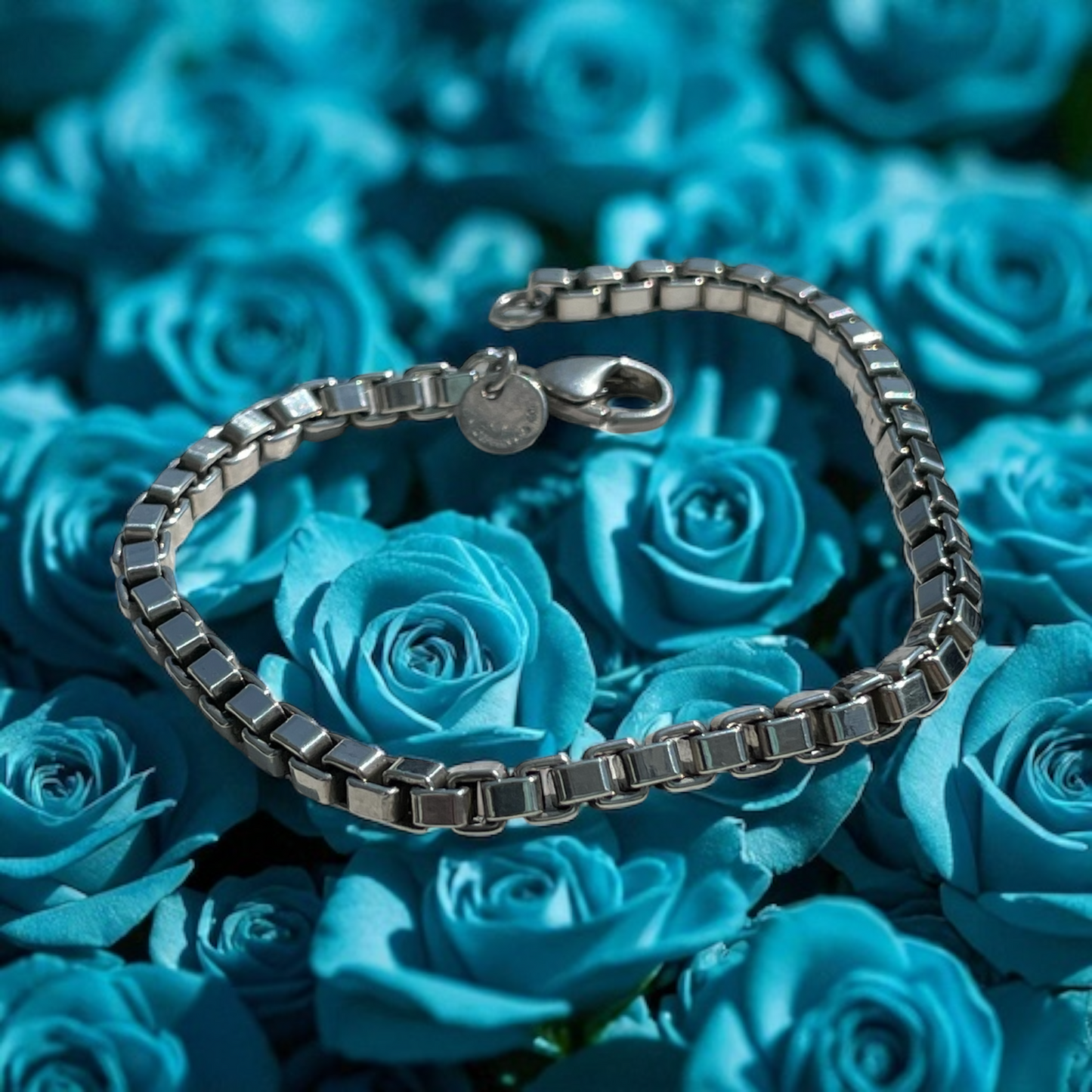 Tiffany & Co. Silver Venetian Link Bracelet 7.5”
