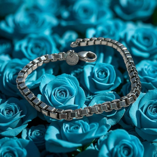 Tiffany & Co. Silver Venetian Link Bracelet 7.5”