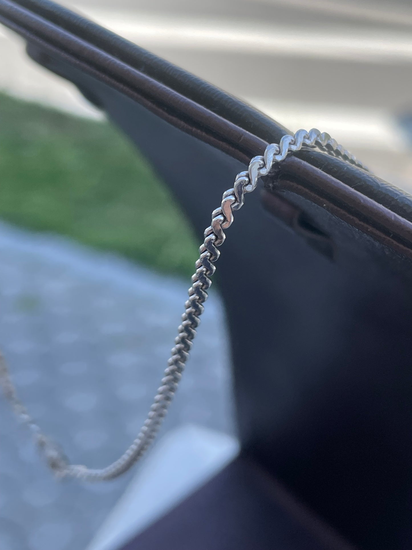 925 Sterling Silver 24” Serpentine Link Chain