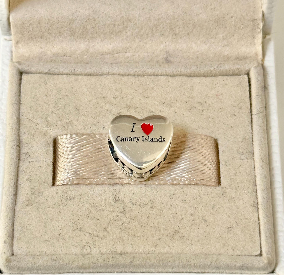 Pandora Azores Islands Exclusive Country Flag Colors Heart Charm