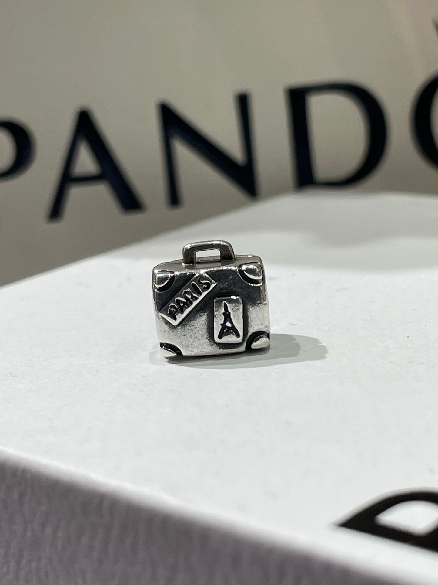 Retired Pandora Luggage Suitcase Travel Charm 790362