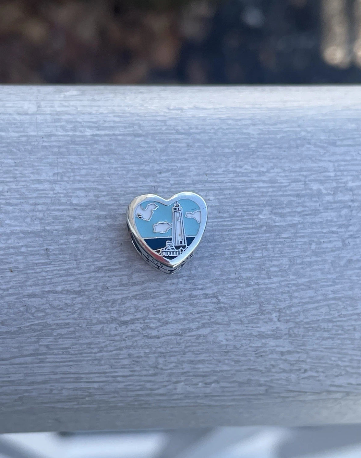 Pandora Maine Exclusive Scenic Travel Heart Charm