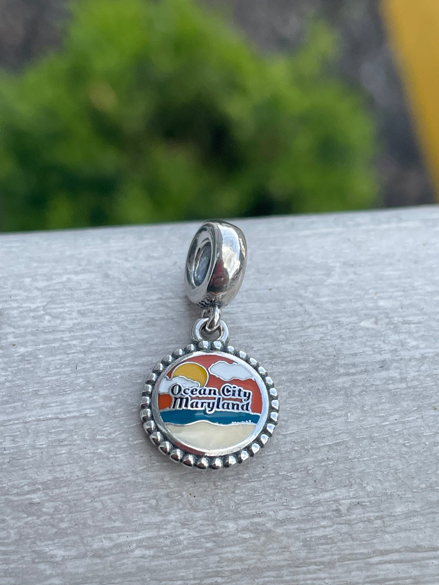 Pandora Ocean City Maryland State Exclusive Travel Destination Dangle Charm