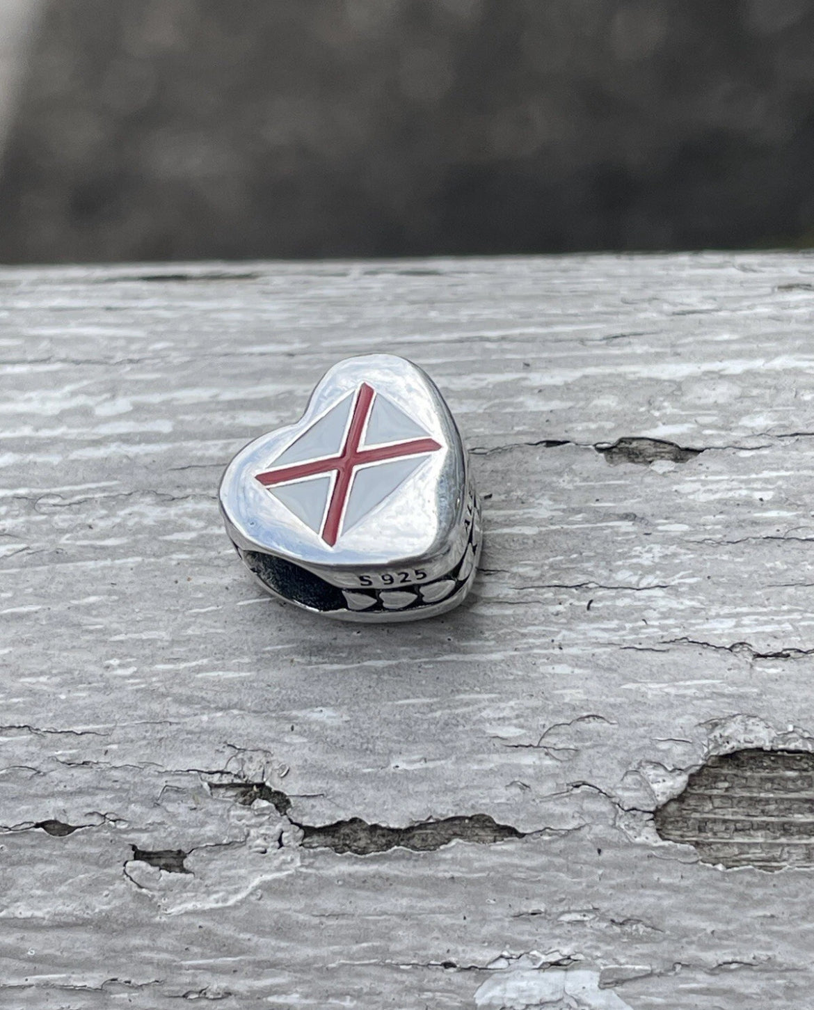 Pandora State Of Alabama Exclusive Heart Flag Destination Travel Vacation Charm