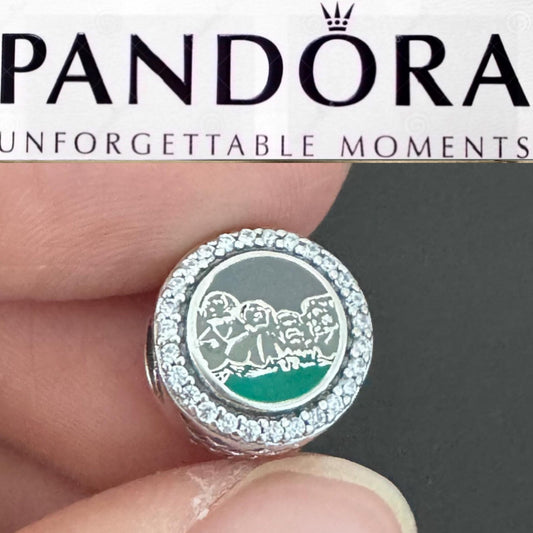 Pandora Mount Rushmore South Dakota State Exclusive Round Signet Charm