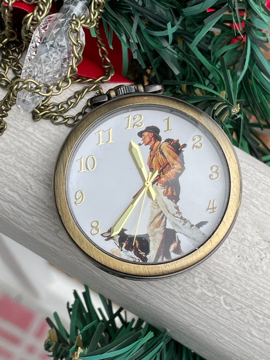 Norman Rockwell Hunter Pocket Watch