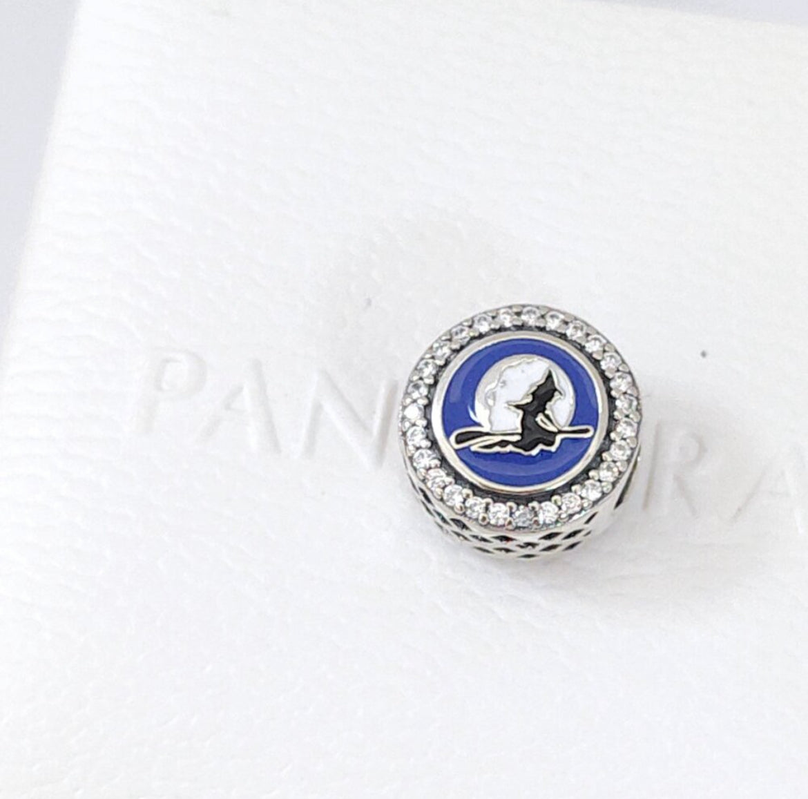 Pandora Salem Massachusetts Exclusive Bewitched Samantha Broomstick Button Charm