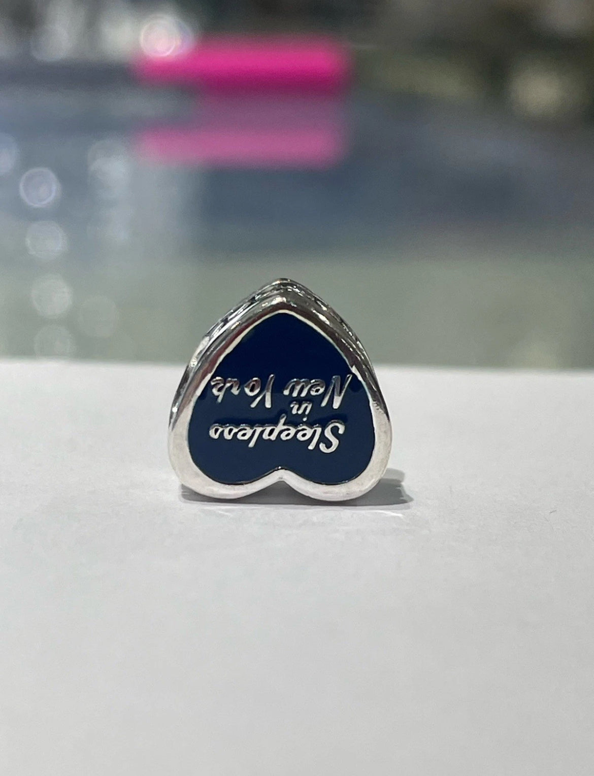 Pandora NYC Exclusive Sleepless In New York Scenic Travel Heart Charm