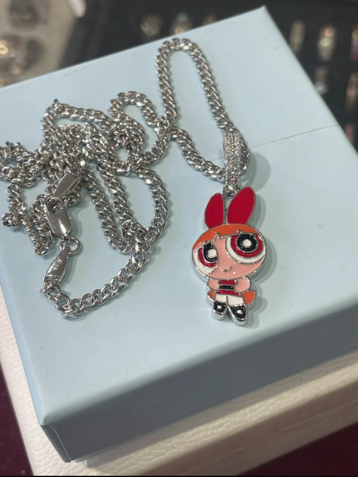 Powerpuff Girls Blossom Character Necklace