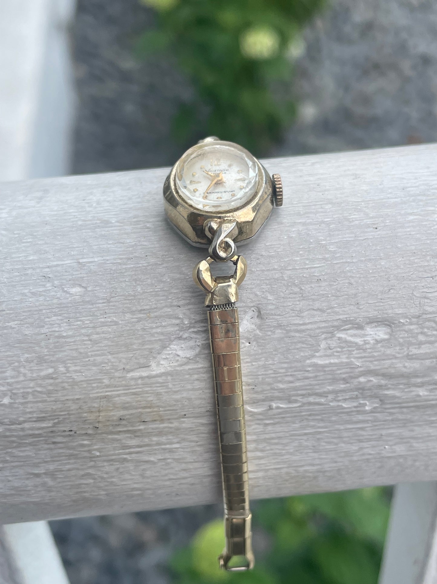 Vintage Vantage 17 Jewels Gold Filled Wind Up Wrist Watch
