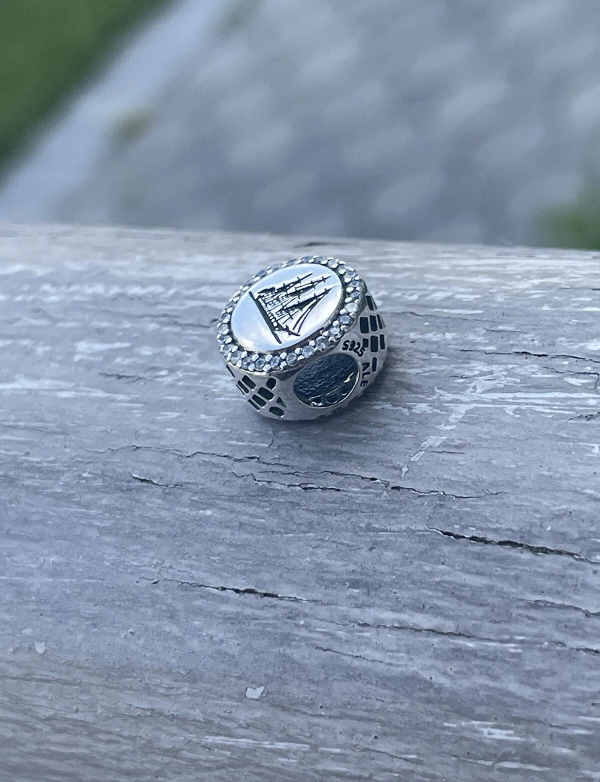 Pandora Boston Massachusetts State Exclusive Iconic Ship Signet Travel Charm