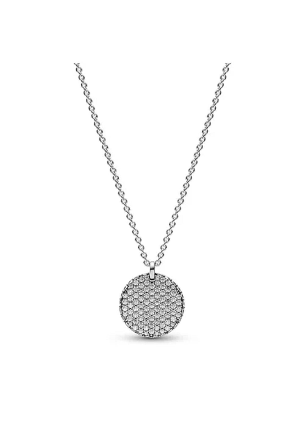 Pandora Timeless Pavé Round Pendant Necklace 392632C01-45