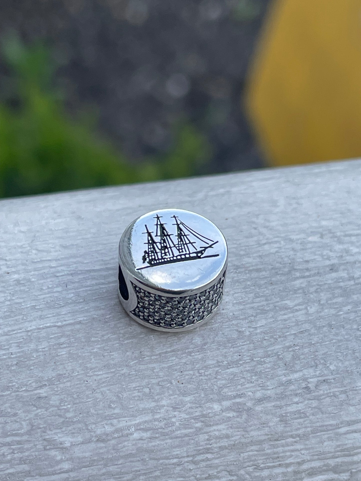 Pandora Boston Massachusetts Exclusive Round Signet Travel Destination Charm
