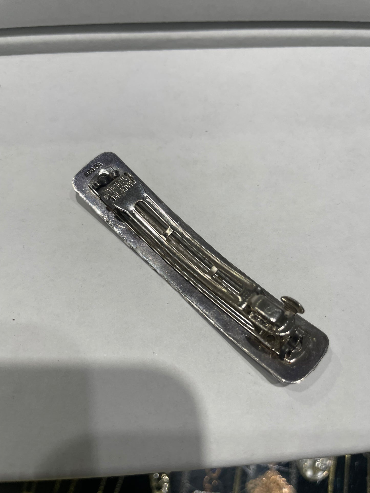 Designer BA Suarti 925 Sterling Silver Hair Clip Barrette