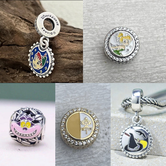 Pandora custom lot of 5 charms