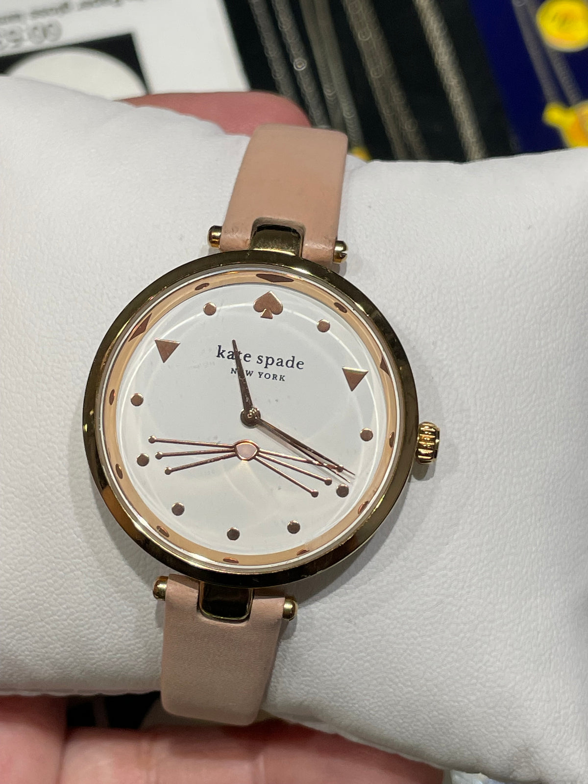 Kate Spade New York Holland Blush Leather Cat Watch Model: KSW9049
