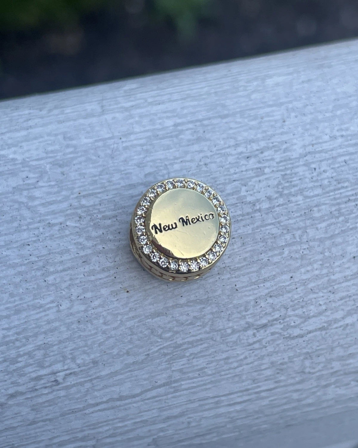 Pandora New Mexico State Exclusive Shine Gold Round Signet Charm