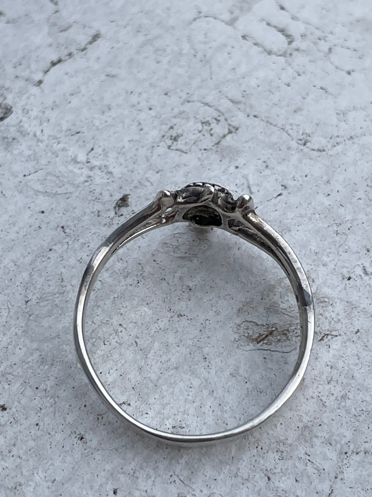 925 Sterling Silver Cute Turtle Ring Size 11