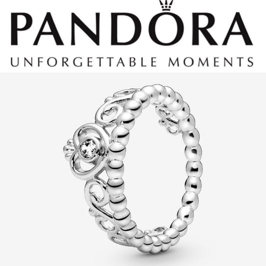 Pandora My Princess Beaded Crown Ring