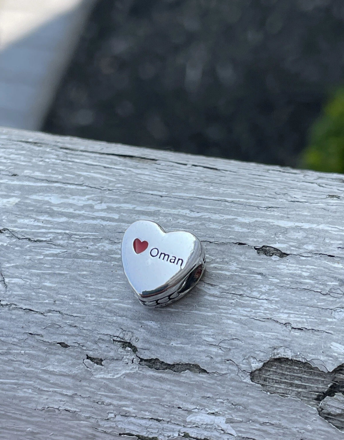 Pandora Oman 🇴🇲 Exclusive Country Flag Colors Heart Charm