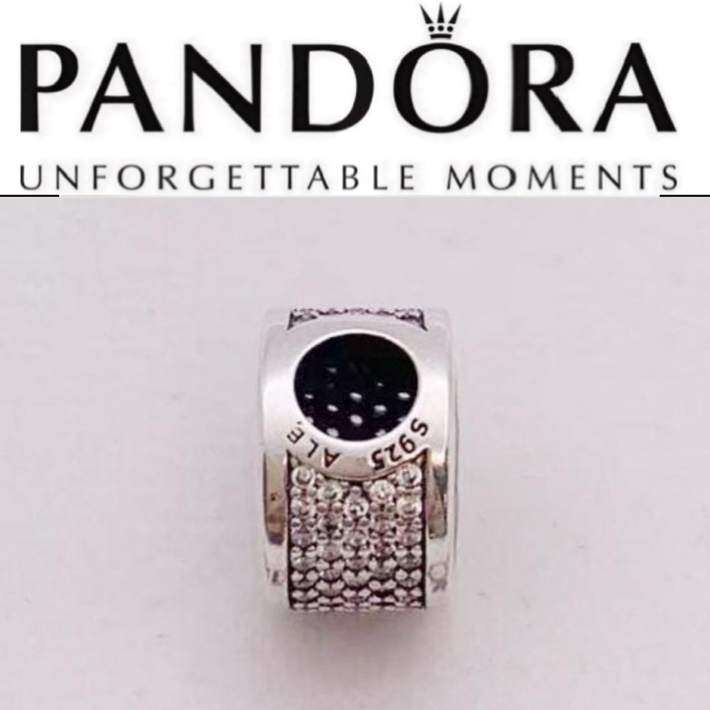 Pandora Muppets Kermit the Frog Round Signet Charm - New in Box
