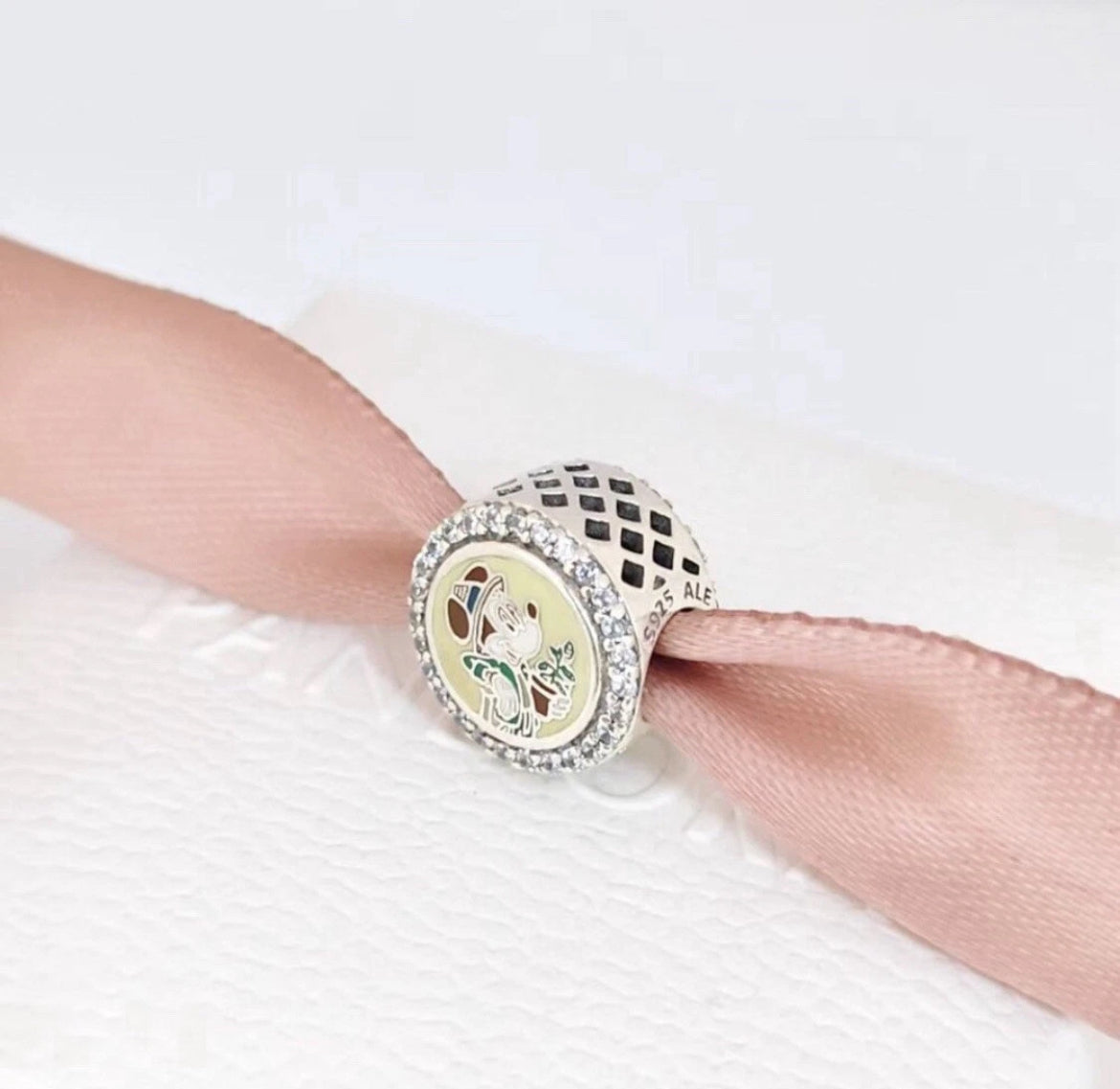 Pandora Disney Parks Exclusive Charm Mickey Flower & Garden Show 2023 Retired