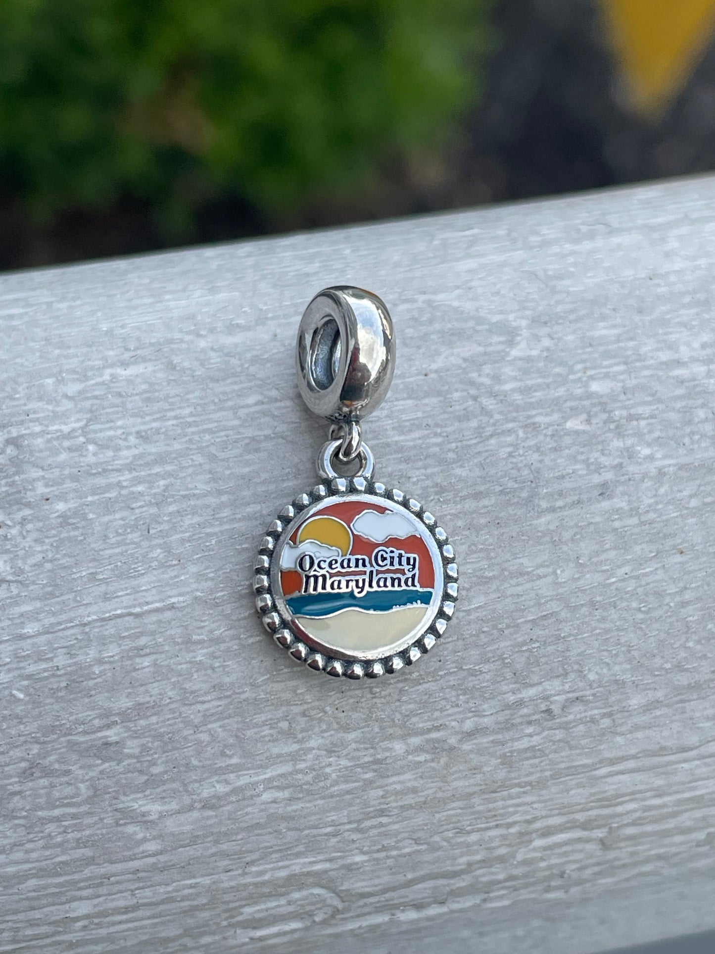 Pandora Ocean City Maryland State Exclusive Travel Destination Dangle Charm
