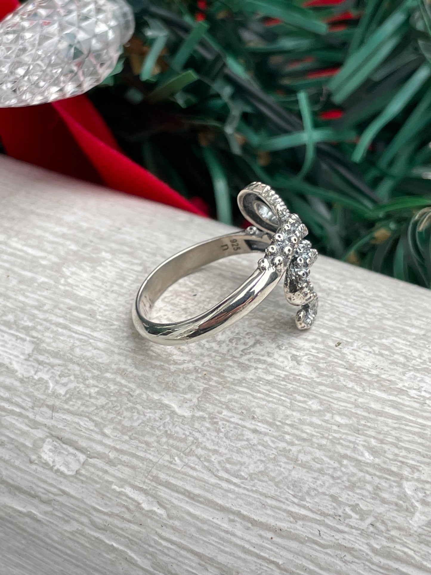 925 Sterling Silver Octopus Tentacle Wraparound Band Ring Size 7