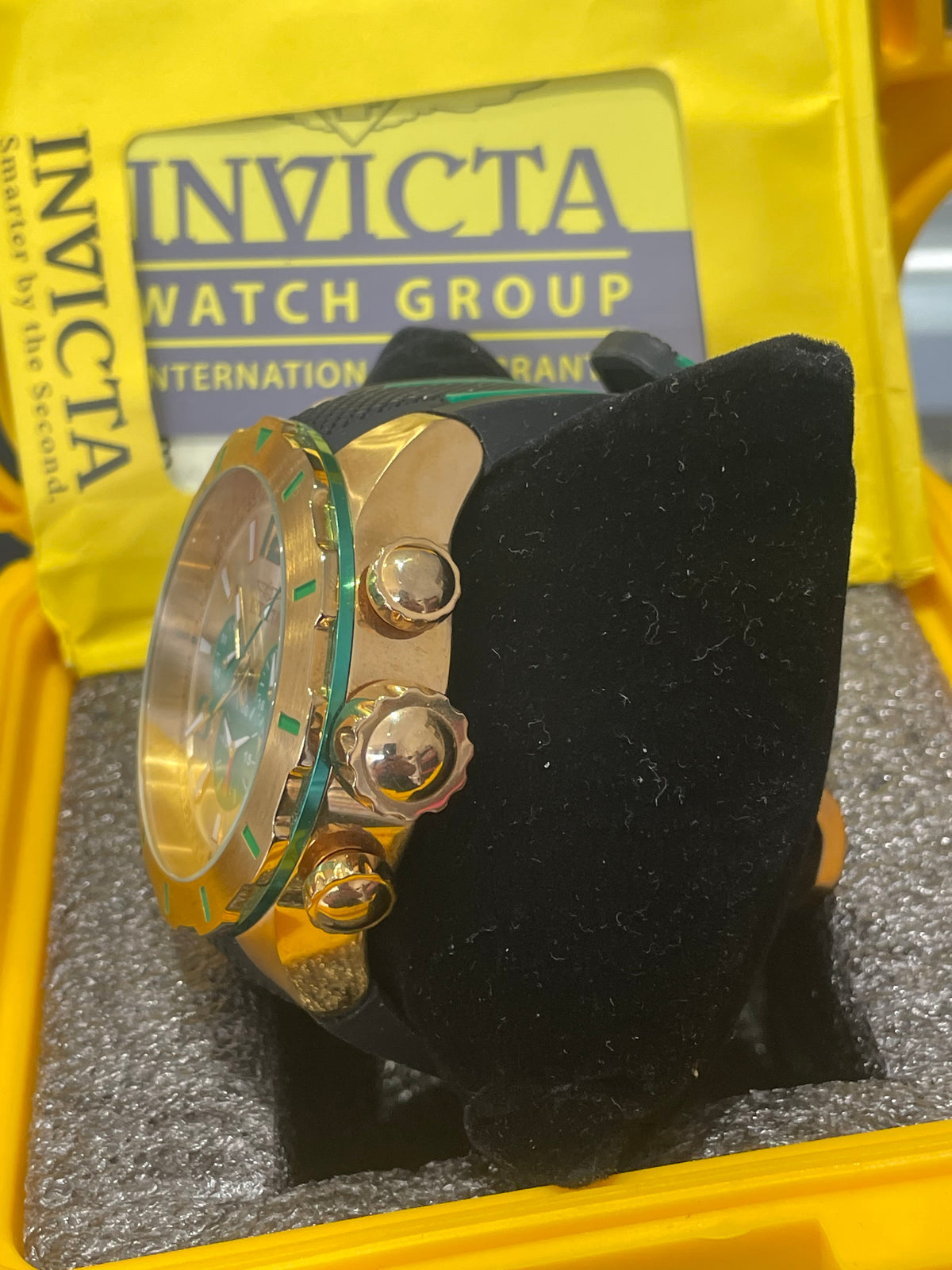 Invicta S1 Rally Model 21428 Chronograph Watch - New with Cert Papers & Case