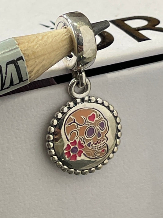 Pandora Mexico Country Exclusive Calavera Sugar Skull Dangle Moments Travel Charm
