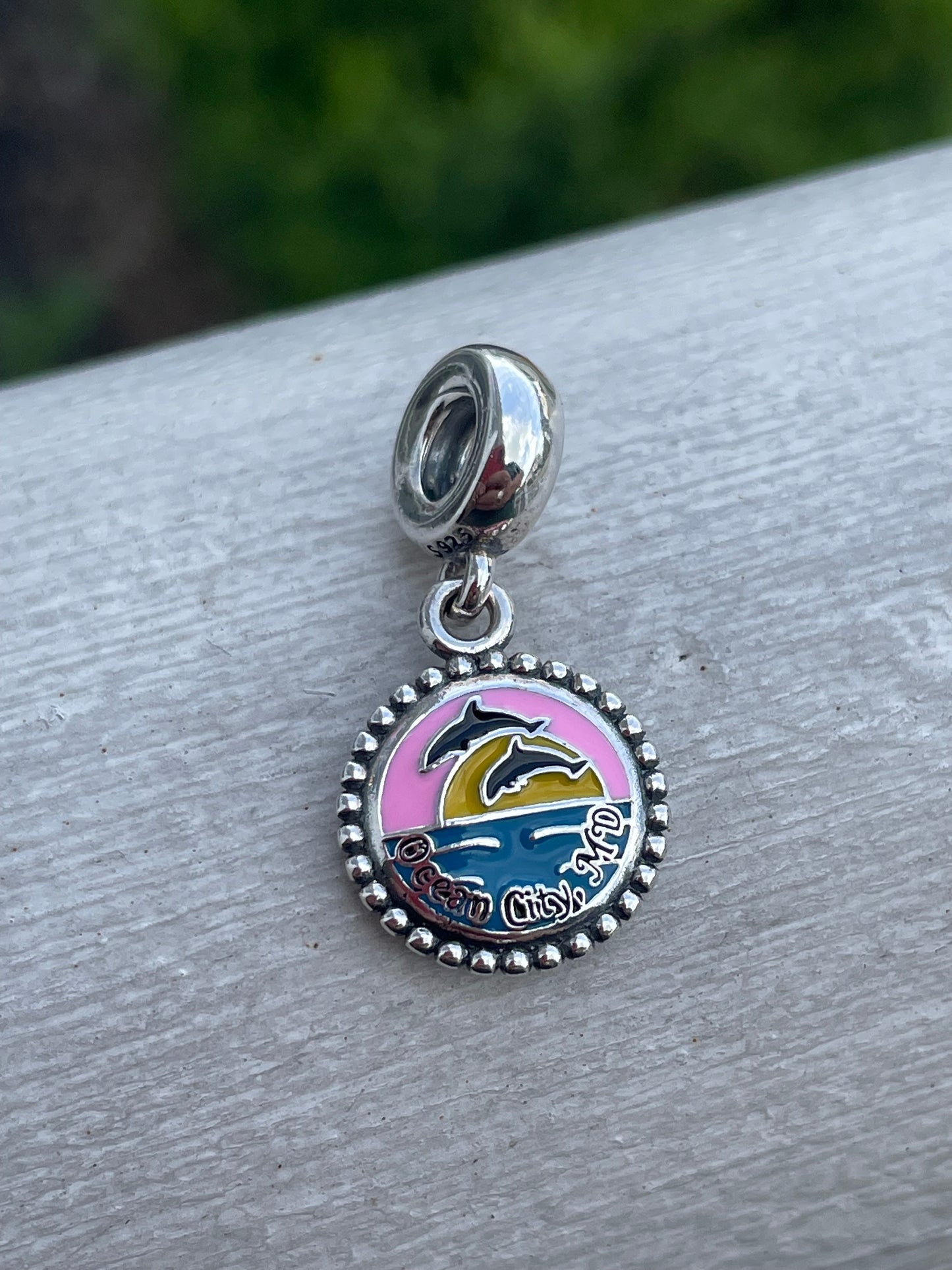 Pandora Ocean City Maryland State Exclusive Travel Destination Dangle Charm