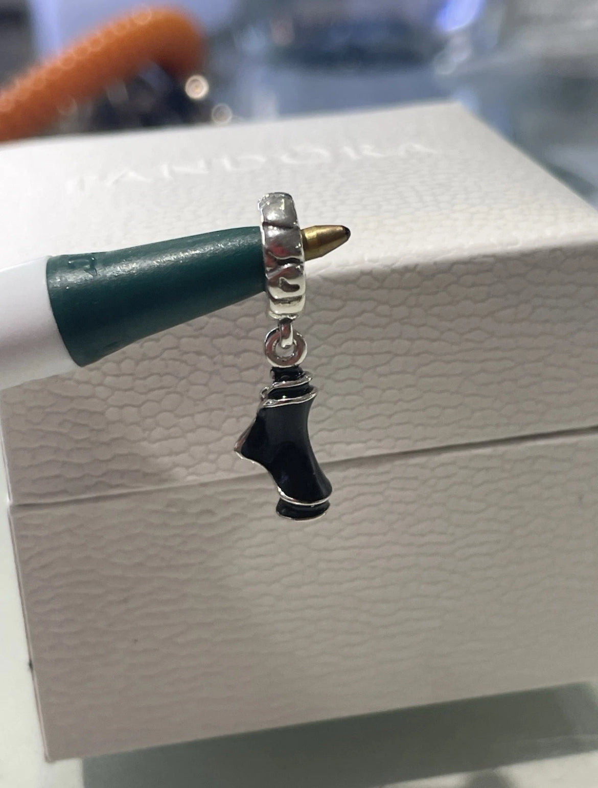 Rare Pandora Halloween Count Dracula Romania Country Exclusive Dangle Charm