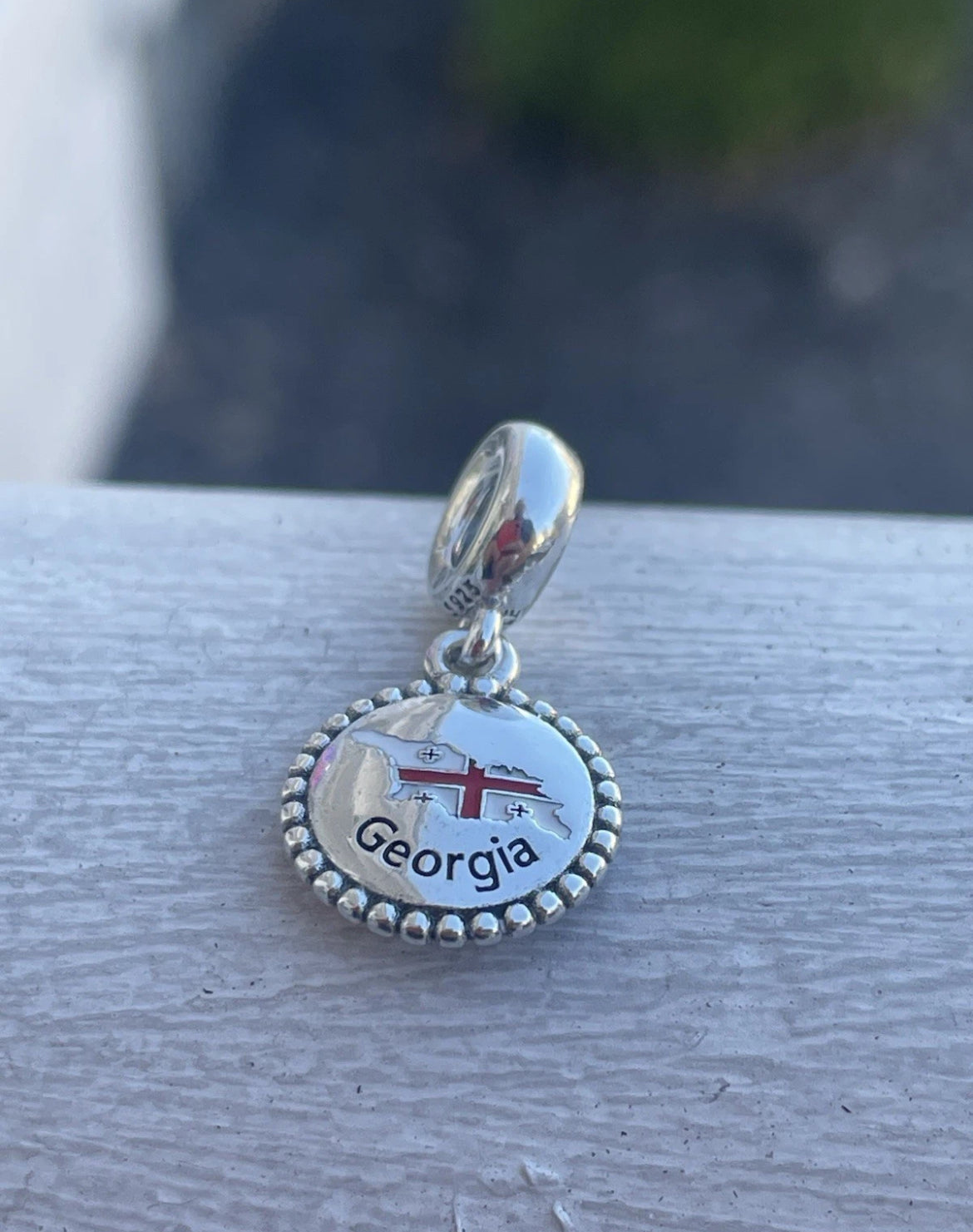 Pandora Country of Georgia Exclusive Destination Map Travel Dangle Charm