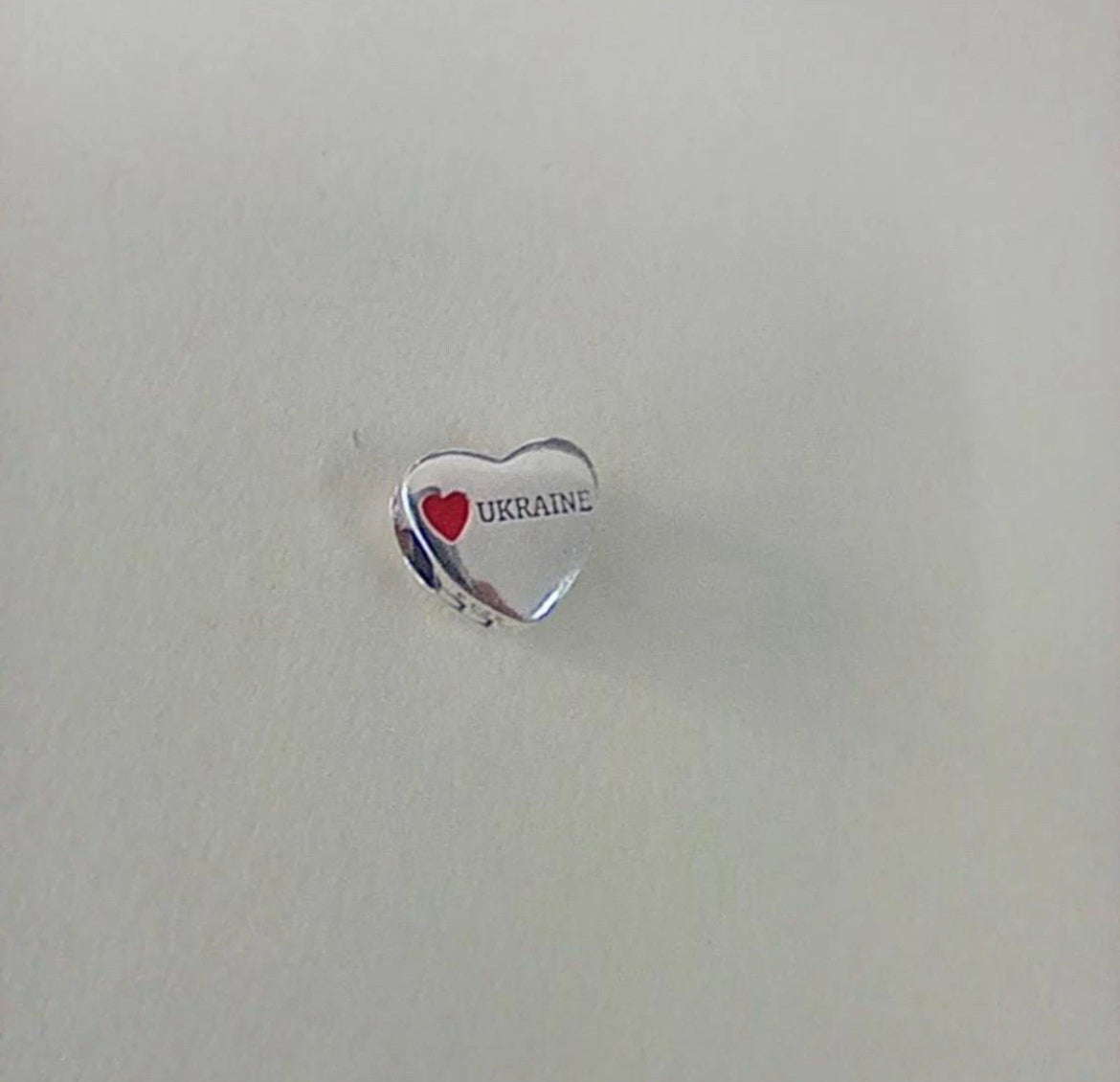Pandora Ukraine Exclusive Country Flag Heart Charm
