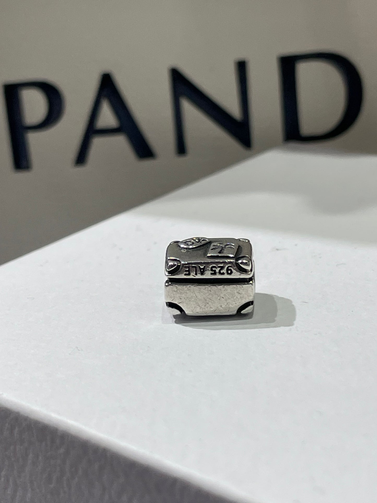 Retired Pandora Luggage Suitcase Travel Charm 790362