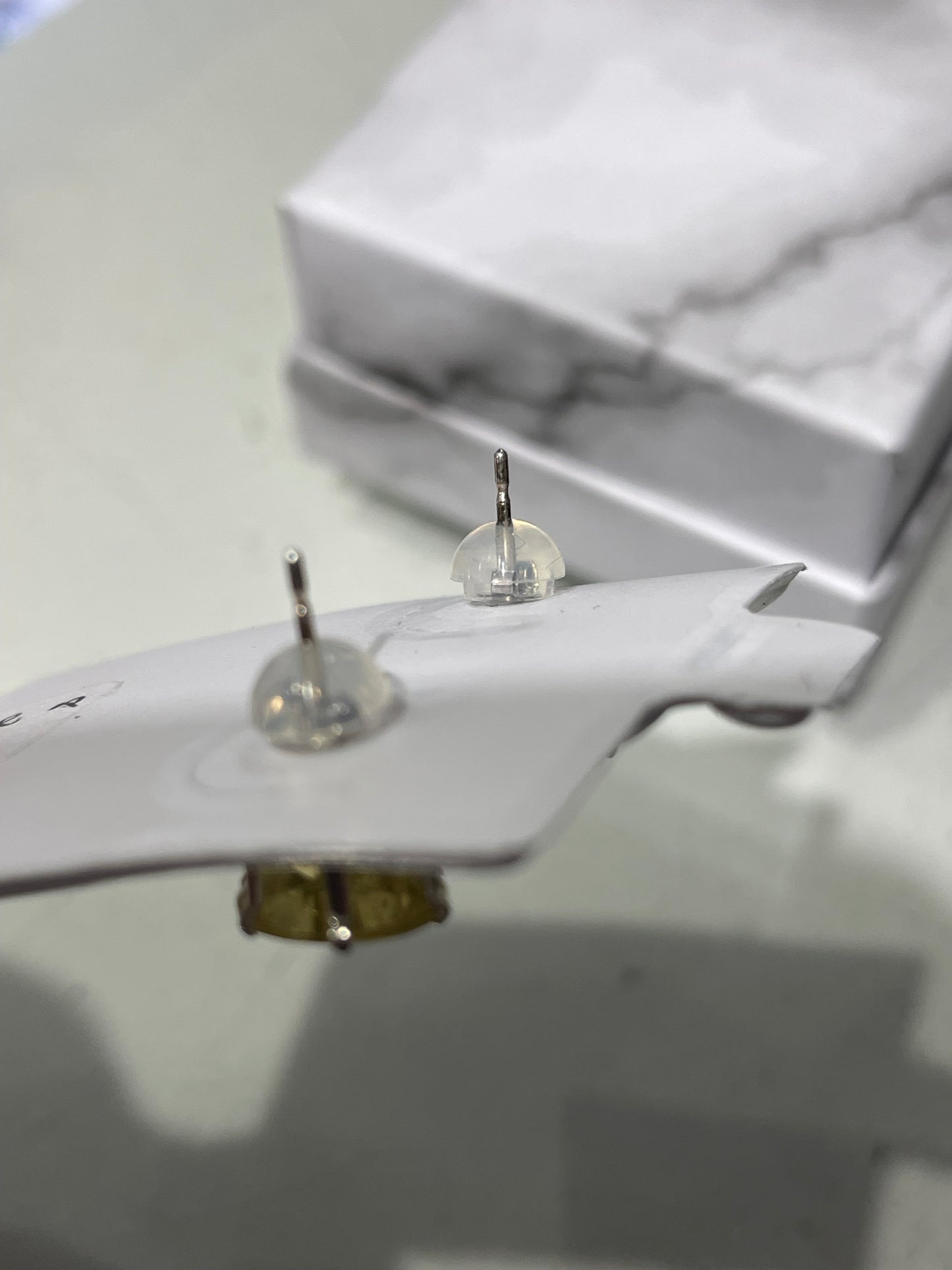 925 Sterling Silver 3.00ct Oval Citrine Stud Earrings